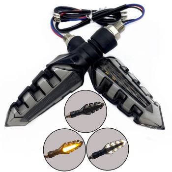 Диодни LED мигачи с бягащ мигач за мотор, скутер